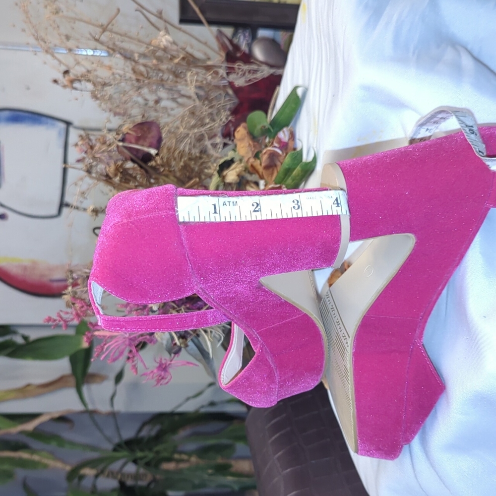 Camssoo bright pink platform sandals - Picture 9 of 12